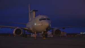 E-7 Wedgetail and C-130J Taxi and Takeoff RF-A 22-3
