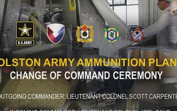 Holston Army Ammunition Plant Change of Command Ceremony 8-5-22