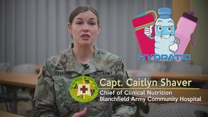 BACH Dietician explains importance of hydration