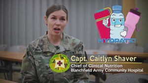 BACH Dietician explains importance of hydration