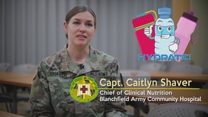 BACH Dietician explains importance of hydration