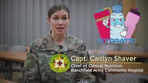 BACH Dietician explains importance of hydration