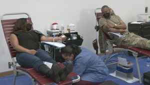 ASBP blood drive broll featuring CSM Gragg