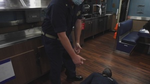 USS Chancellorsville Conducts Tactical Combat Casualty Care Training
