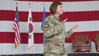 CMSAF Bass visits Osan Air Base