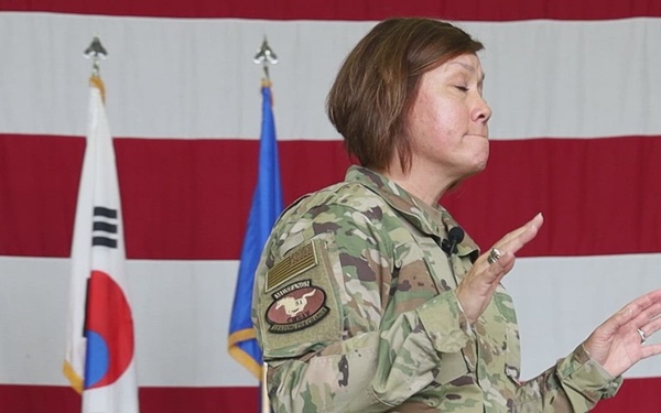 CMSAF Bass visits Osan Air Base