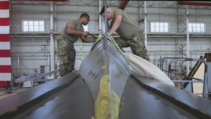 309th EDMX Team F-16 Aircraft Disassembly