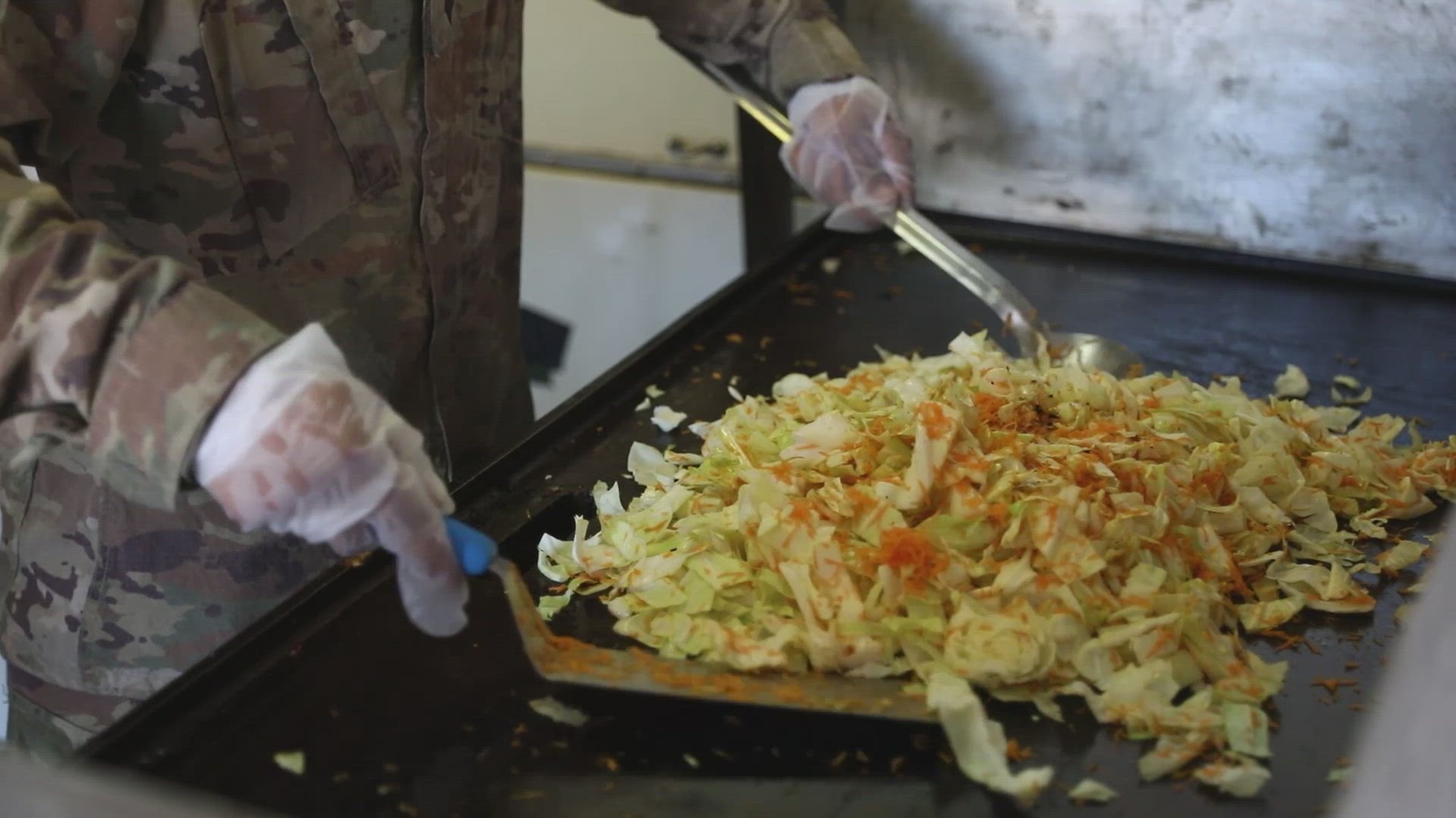 U.S. Soldiers assigned to the “Gambler” Company, 1st Battalion, 68th Armor Regiment, 3rd Armored Brigade Combat Team, 4th Infantry Division, holds a cooking competition at Drawsko Pomorskie, Poland, Aug. 4, 2022. The 3rd Armored Brigade Combat Team, 4th Infantry Division, is among other units assigned to the 1st Infantry Division, proudly working alongside NATO allies and regional security partners to provide combat-credible forces to V Corps, America’s forward-deployed corps in Europe. (U.S. Army National Guard Video by Staff Sgt. Gabriel Rivera)