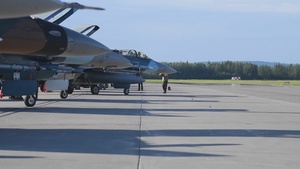 F-16 Aggressors launch during RF-A 22-3 B-Roll