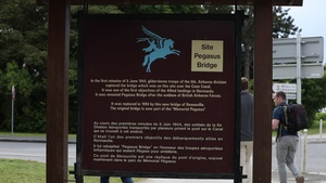 Col. Keith Nightingale conducts staff ride at Pegasus Bridge