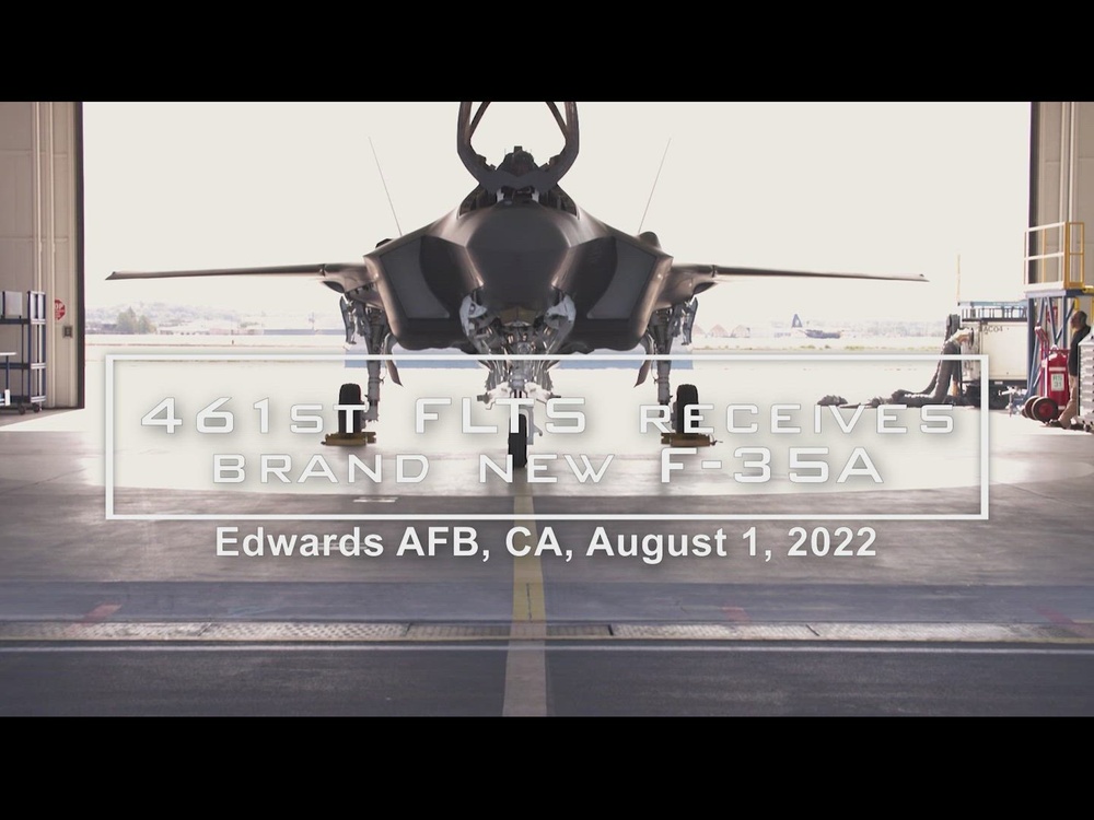 DVIDS - Video - 461st Flight Test Squadron receives brand DVIDS - Video - 461st Flight Test Squadron receives brand