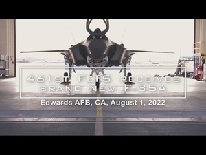 461st Flight Test Squadron receives brand new F-35A