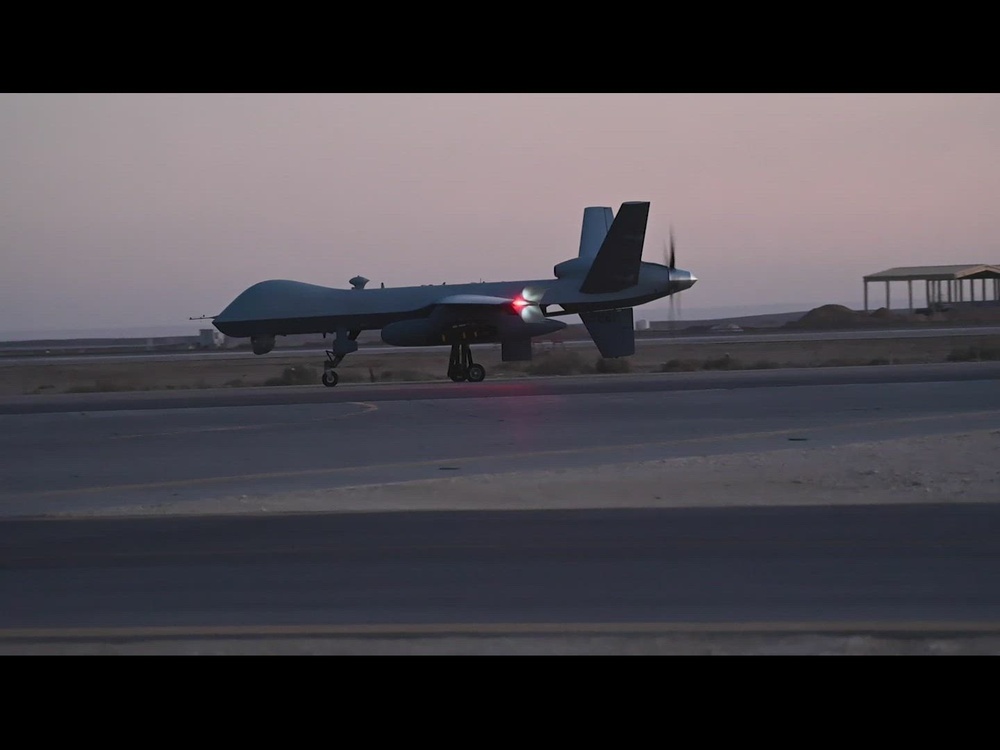 DVIDS - Video - MQ-9 Reaper Drone Takes Off From An Undisclosed ...