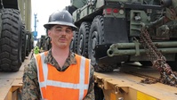 Lance Cpl. Griffin Cummings, 2nd Landing Support Battalion, Railhead Operations in Support of Weapons and Tactics Instructor Course 1-23 (interview)