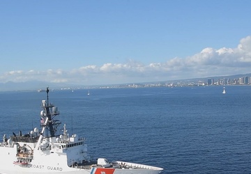 Coast Guard Cutter Stratton patrols the South Pacific conducting IUUF operations