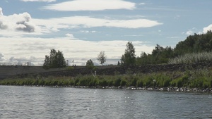 B-Roll: Park rangers patrol Chena River at northern-most USACE run flood control project