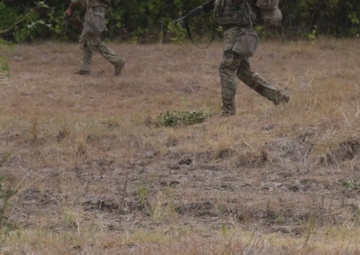 US Army Forces Command Best Squads Compete in a Patrol Lane - B-Roll