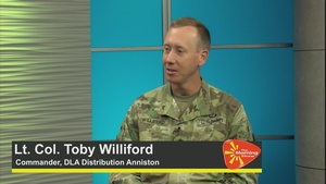 DLA Distribution Anniston Commander Lt. Col. Toby Williford