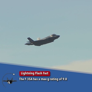 F-35A Max G-Rating Lightning Flash Fact