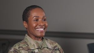 Sideview interview B-Roll Sgt. Maj. Erica M. Tew from Diamond Saber 2022