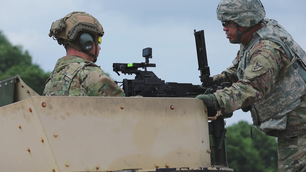 DVIDS - Video - Soldiers Train on Mounted Machine Guns