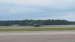 F-16 Viper Demonstration Team aerial B-roll