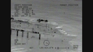 Coast Guard medevacs passenger from cruise ship in Cross Sound, Alaska
