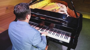 Maj. Ian Gindes, Illinois National Guard Officer and Concert Pianist