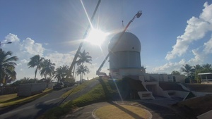 B-Roll of Radome Dissasembly