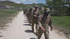 B-roll of Security Forces training at Camp Santiago Joint Training Center