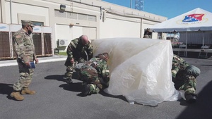 B-roll of 156th Wing CBRNE Training