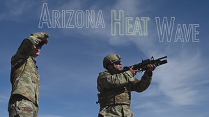 Arizona Heat Wave: 944th Fighter Wing Security Forces Conducts Heavy Weapons Training