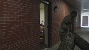 B-Roll Moving Out of Smoke Bomb Hill Barracks