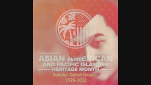 Daniel Inouye featured for Asian American Pacific Islander Month at Walter Reed Army Institute of Research