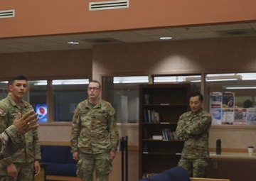 B-Roll 525th Military Intelligence Brigade Barracks inspection
