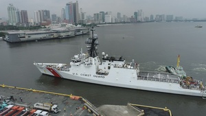 Coast Guard Cutter Midgett arrives in the Western Pacific