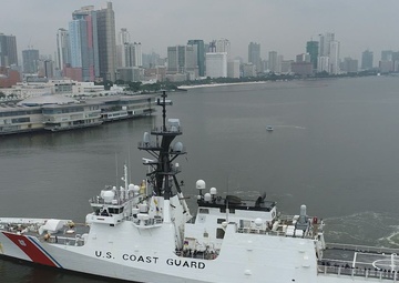 Coast Guard Cutter Midgett arrives in the Western Pacific