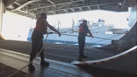 USS George H.W. Bush (CVN 77) Completes a Replenishment-at-Sea
