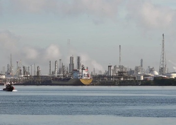 Coast Guard enforces safety zone in Houston, Galveston for tow of battleship USS Texas