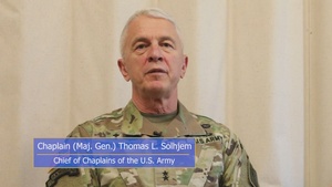 Chaplain Maj. Gen. Thomas Solhjem introduces new Spiritual Readiness Initiative as part of H2F
