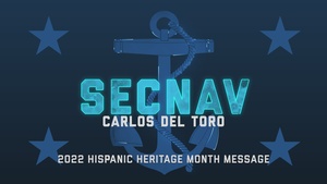 SECNAV Del Toro's 2022 Hispanic Heritage Month Message