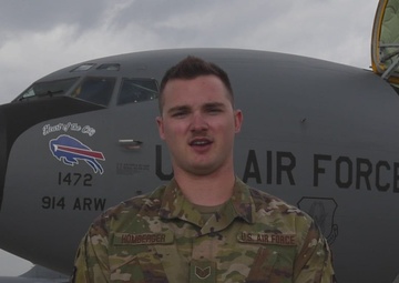 Buffalo Bills Shoutout - Staff Sgt. Brayden Homberger