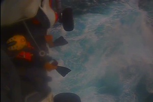 Coast Guard rescues spear fisherman in distress just off Dog Island in St. Thomas U.S. Virgin Islands.