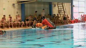 U.S. Marines Take-On Swedish Swim Qualification