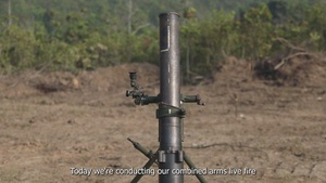 Super Garuda Shield: 25th Infantry Division Soldiers and TNI CALFEX Mortars