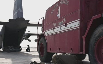 449th AEG provides fire trucks to HOA