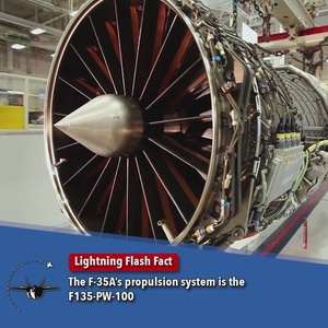 F-35A Propulsion System Lightning Flash Fact