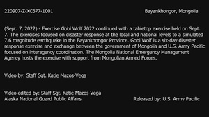 Gobi Wolf 2022 Tabletop Exercise