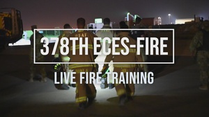 378th ECES conducts live fire training
