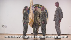 CJTF-HOA Command Senior Enlisted Change of Responsibility.